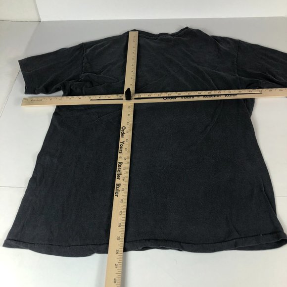 Vintage 1984 The Three Stooges Shirt Mens Medium Grey Graphic Print Short Sleeve - Picture 10 of 12